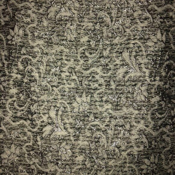 Ann Taylor Womens Silver & Gray Brocade Textured A-Line Skirt Size 2 - Picture 5 of 7